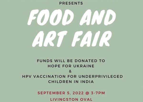 Food and Art Fair flyer