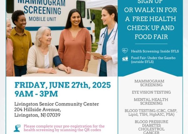 Health Screening Camp flyer