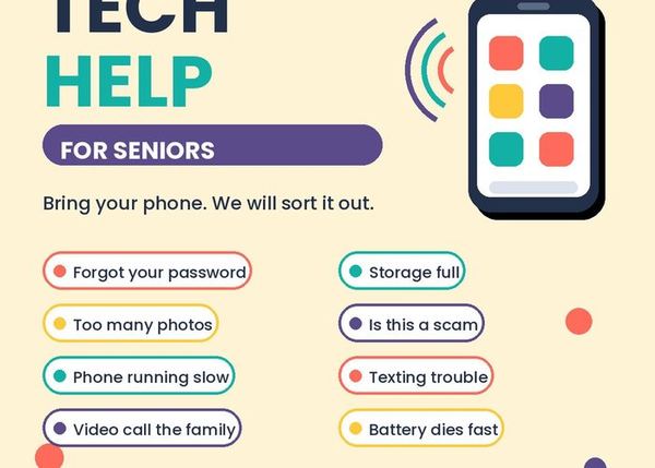 Seniors Tech Camp flyer