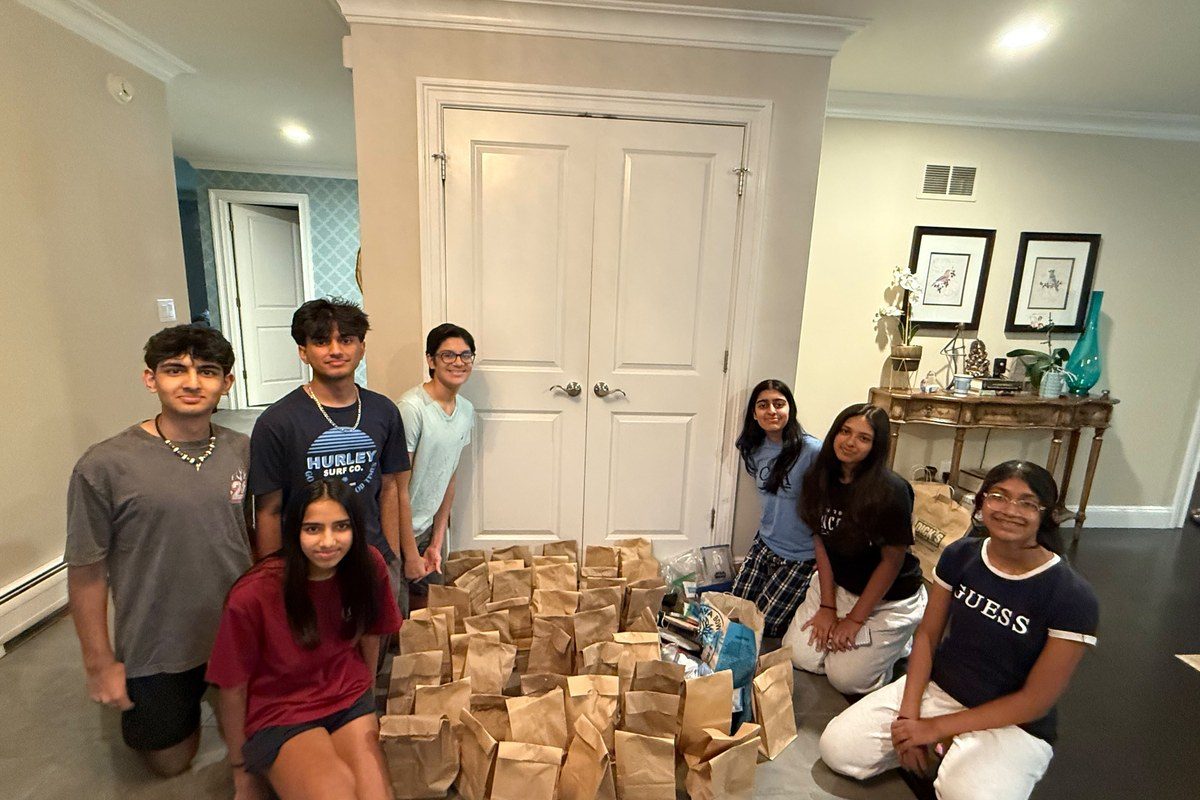 The team with every packed bag from the Essentials Drive