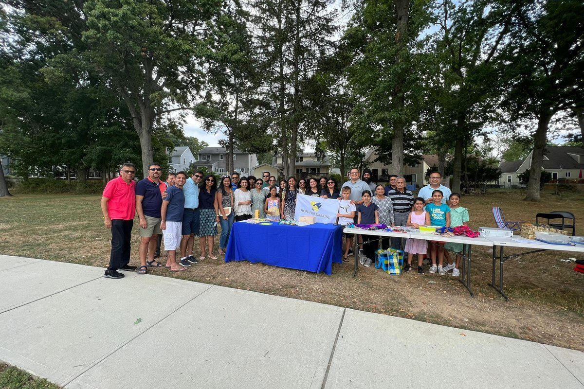 The Food and Art Fair stalls at the Livingston Oval